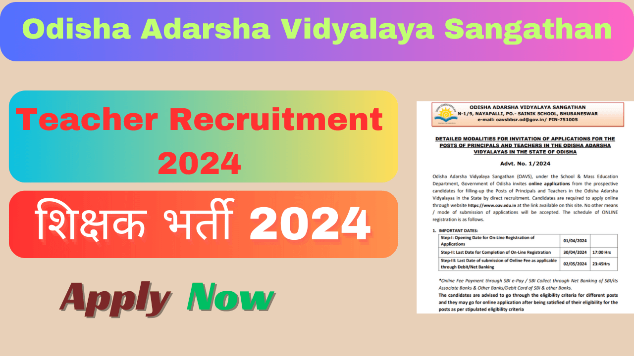 Teacher Recruitment 2024: शिक्षक भर्ती 2024 New Opportunities