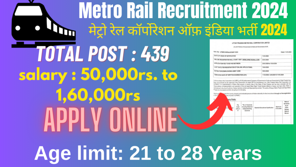 metro rail recruitment 2024