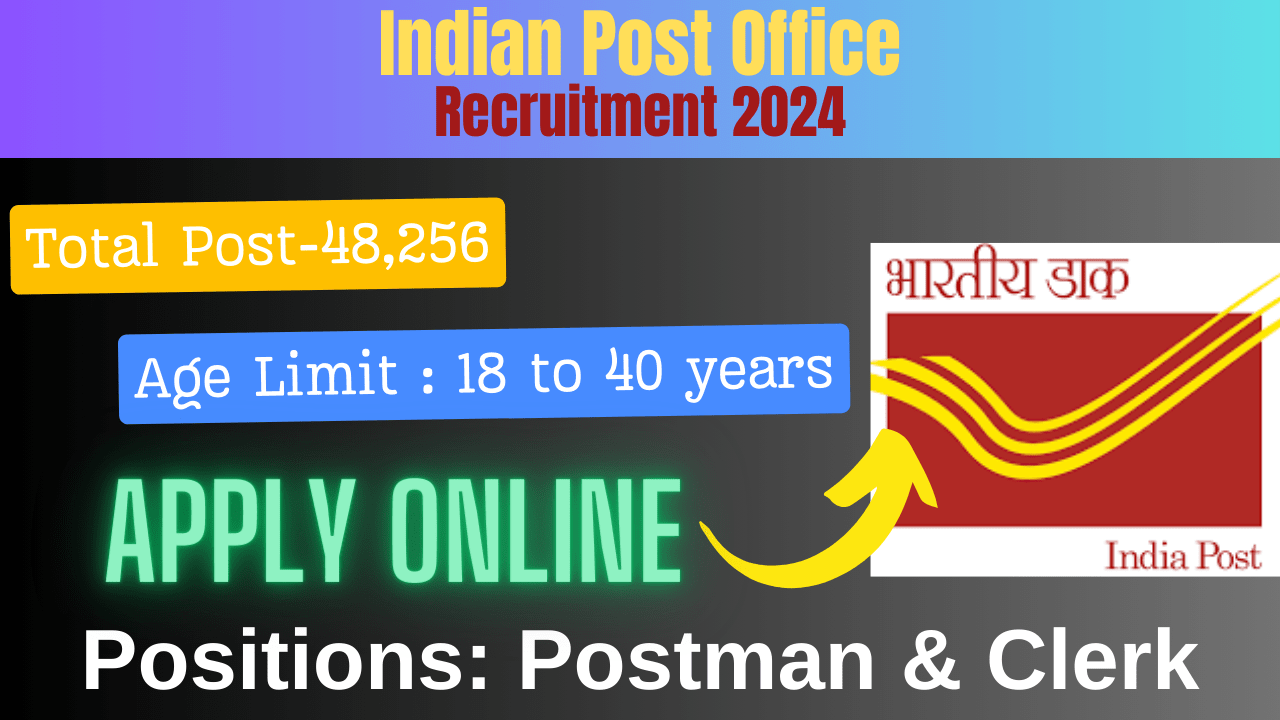 Post Office Recruitment 2024: 8th & 10th पास के लिए New Opportunity