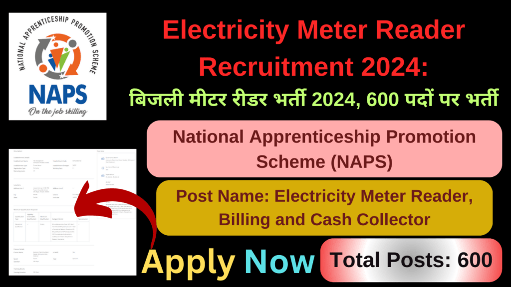 electricity meter reader recruitment 2024